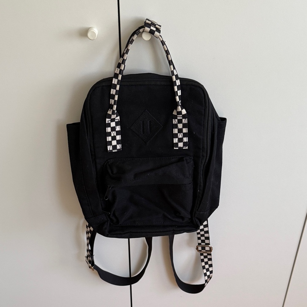 No Boundaries Stylish Black Backpack for Women